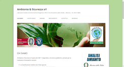 Desktop Screenshot of ambienteesicurezza.net