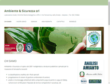 Tablet Screenshot of ambienteesicurezza.net